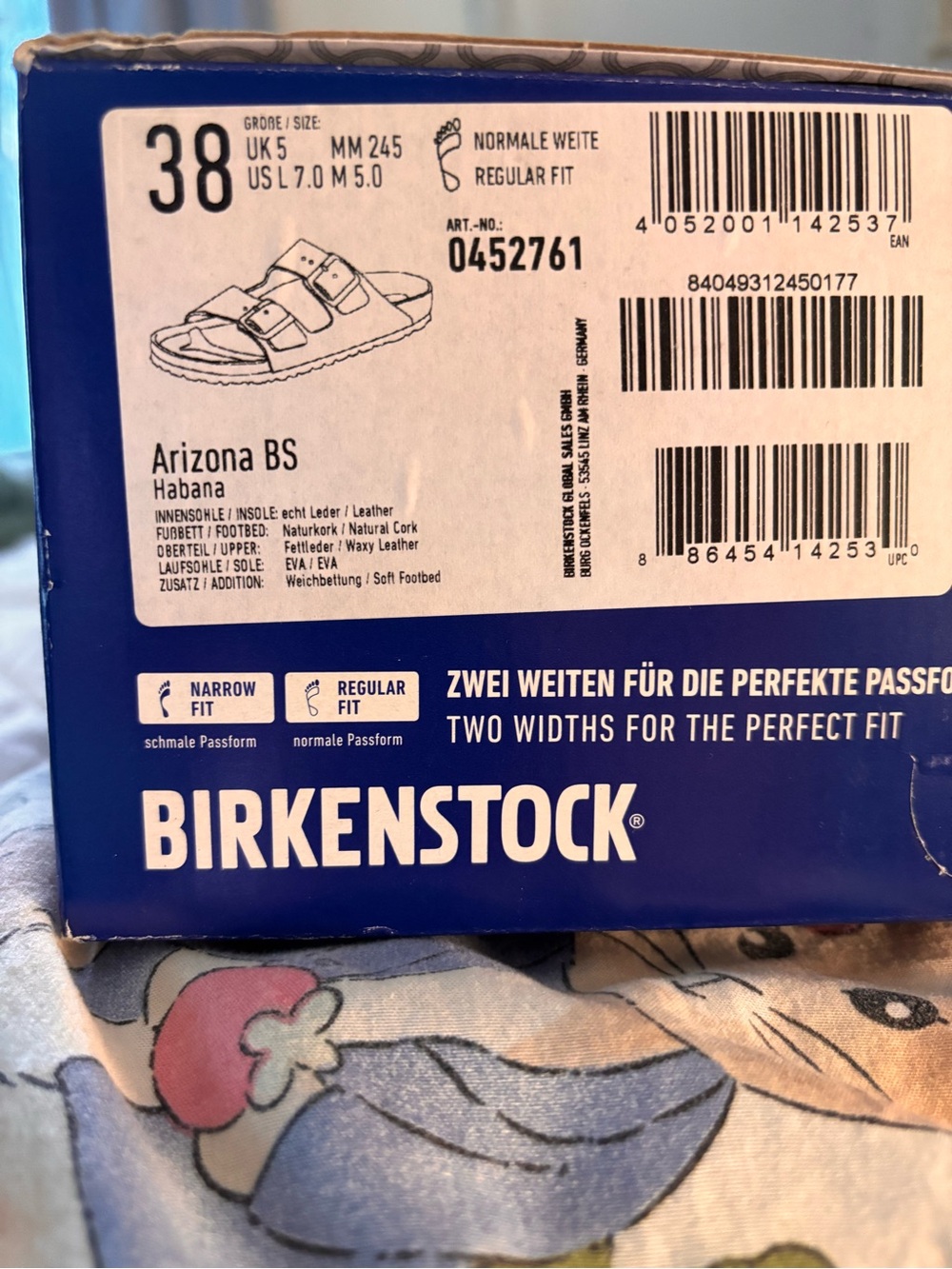 Birkenstock Kids Arizona BS Sandals in Habana Brown (Box)